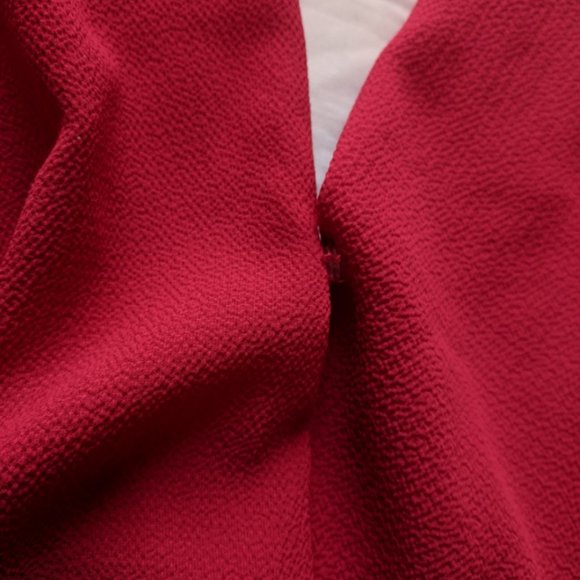 BCX Candy Red Lace Halter Neck Wrap Top L - Picture 4 of 8